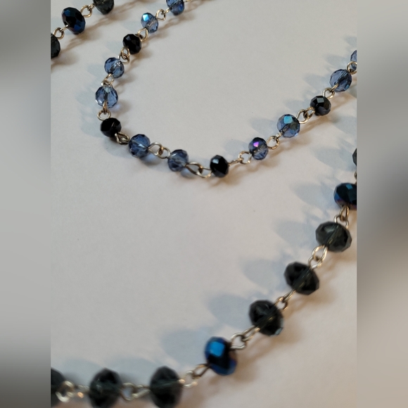 Joe Fresh Jewelry - 🌺 3/$30 Blue Crystal Layered Necklace | Joe Fresh